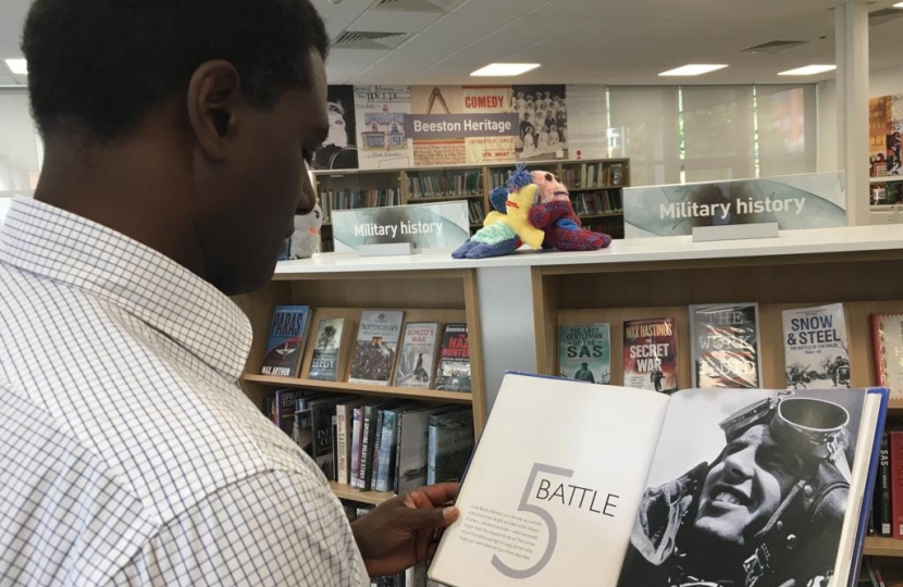 Darren Henry at Eastwood Library