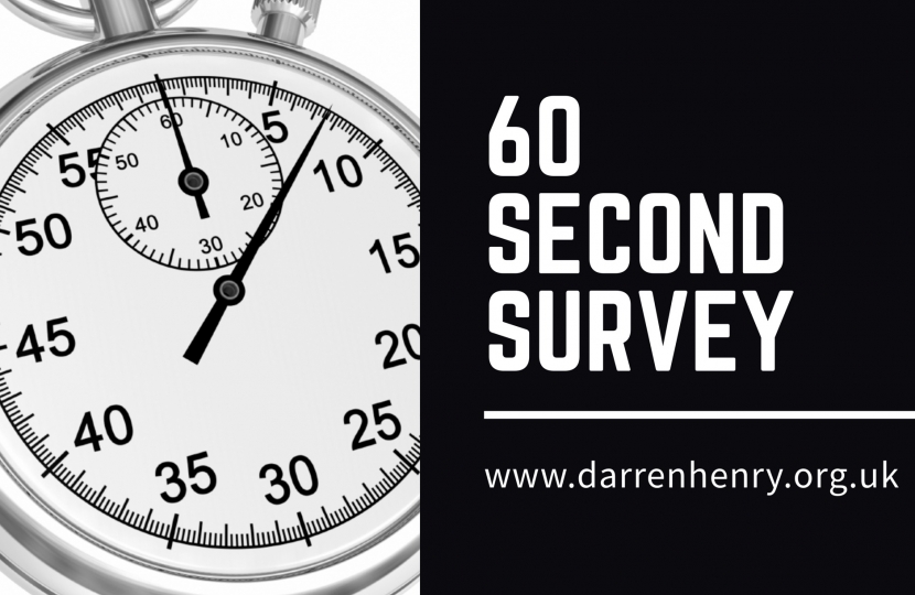 Darren Henry 60 Second Survey