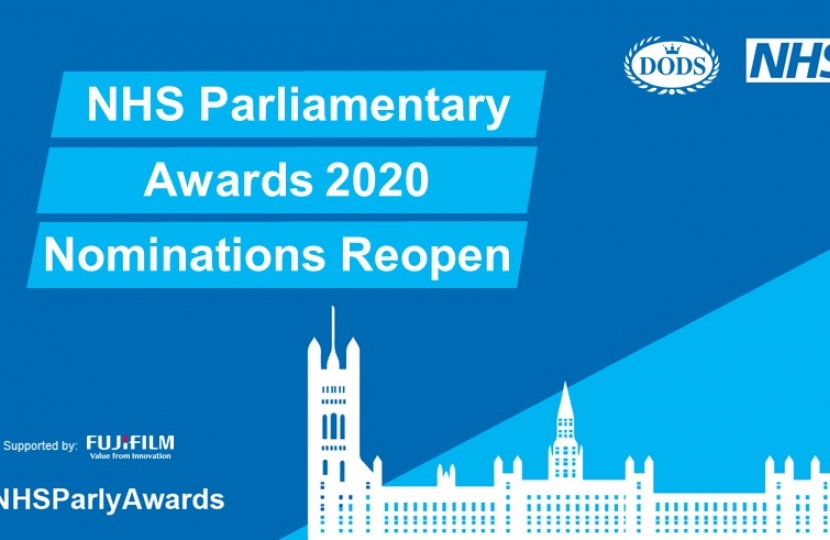 NHS Parliament Awards Reopen