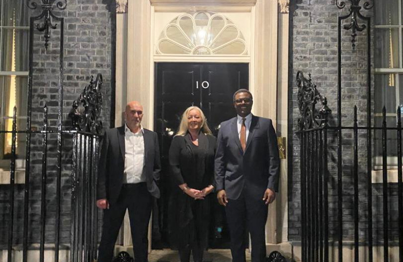 Darren Henry MP invites constituent to a reception at No10 Downing Street