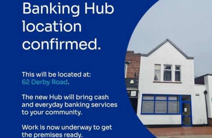 Darren Henry MP's statement on the location of the Stapleford Banking Hub