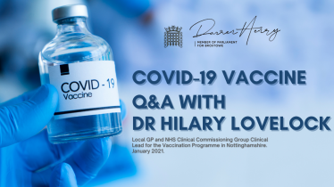 Covid-19 Vaccines in Nottinghamshire