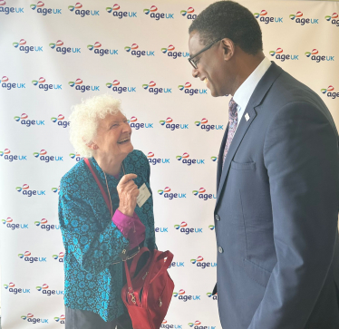 Darren Henry MP engages with the Age UK Charity 