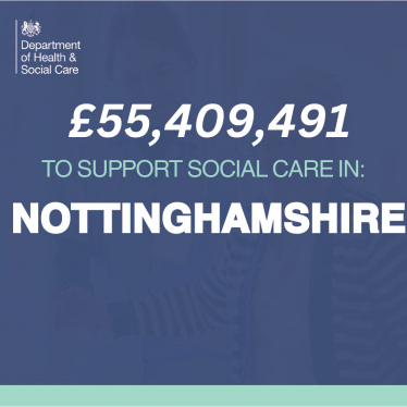 £55,409,491 to support social care in Nottinghamshire 