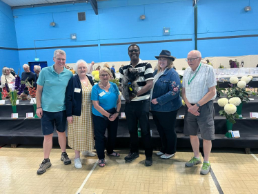 Darren Henry MP attends the Beauvale Horticultural Show