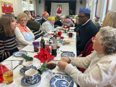 Darren Henry MP at Beeston Round Table’s OAP Lunch